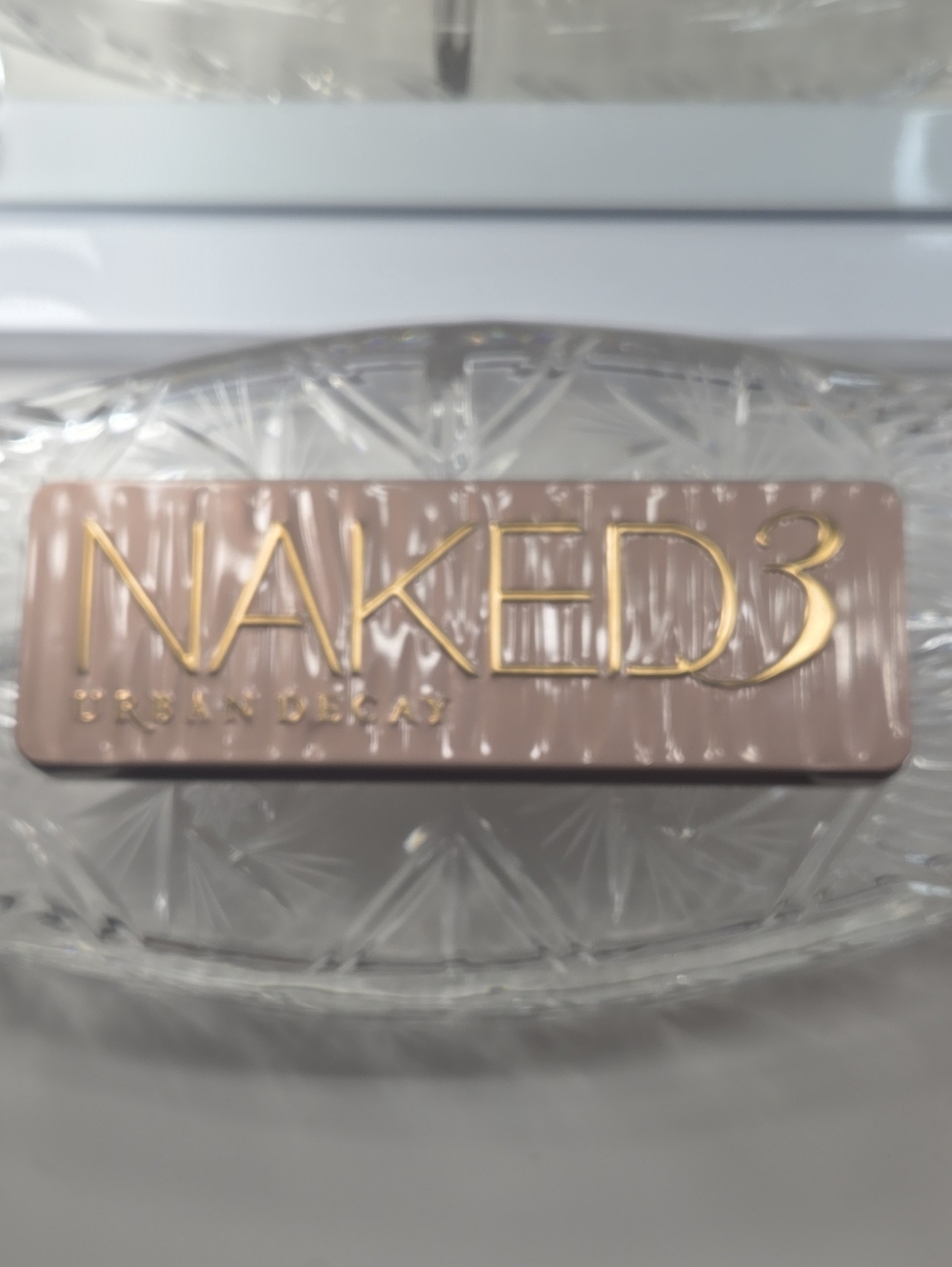 Urban Decay Naked3 Eyeshadow Palette Rose Neutral Original Brush